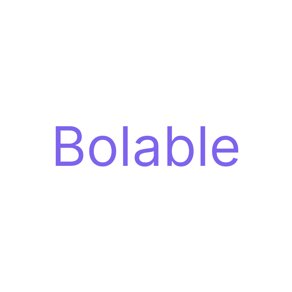 Bolable logo