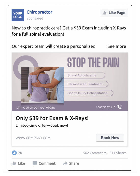 Reclamă Chiropractor - Programatic