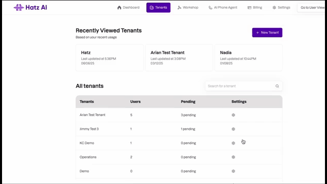 tenant disable llm