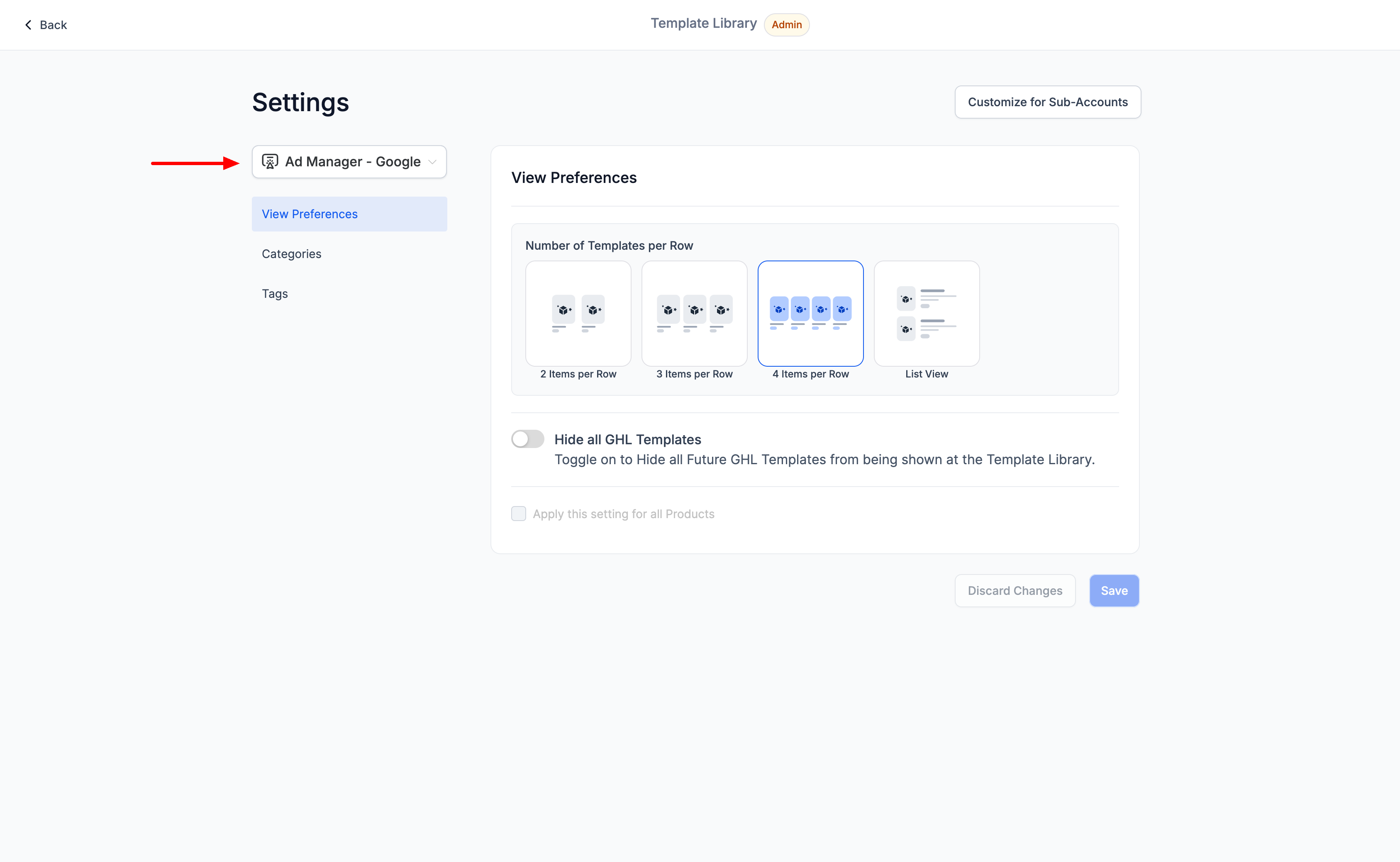 Google Ads Support in Template Library 2 Feature Image 2