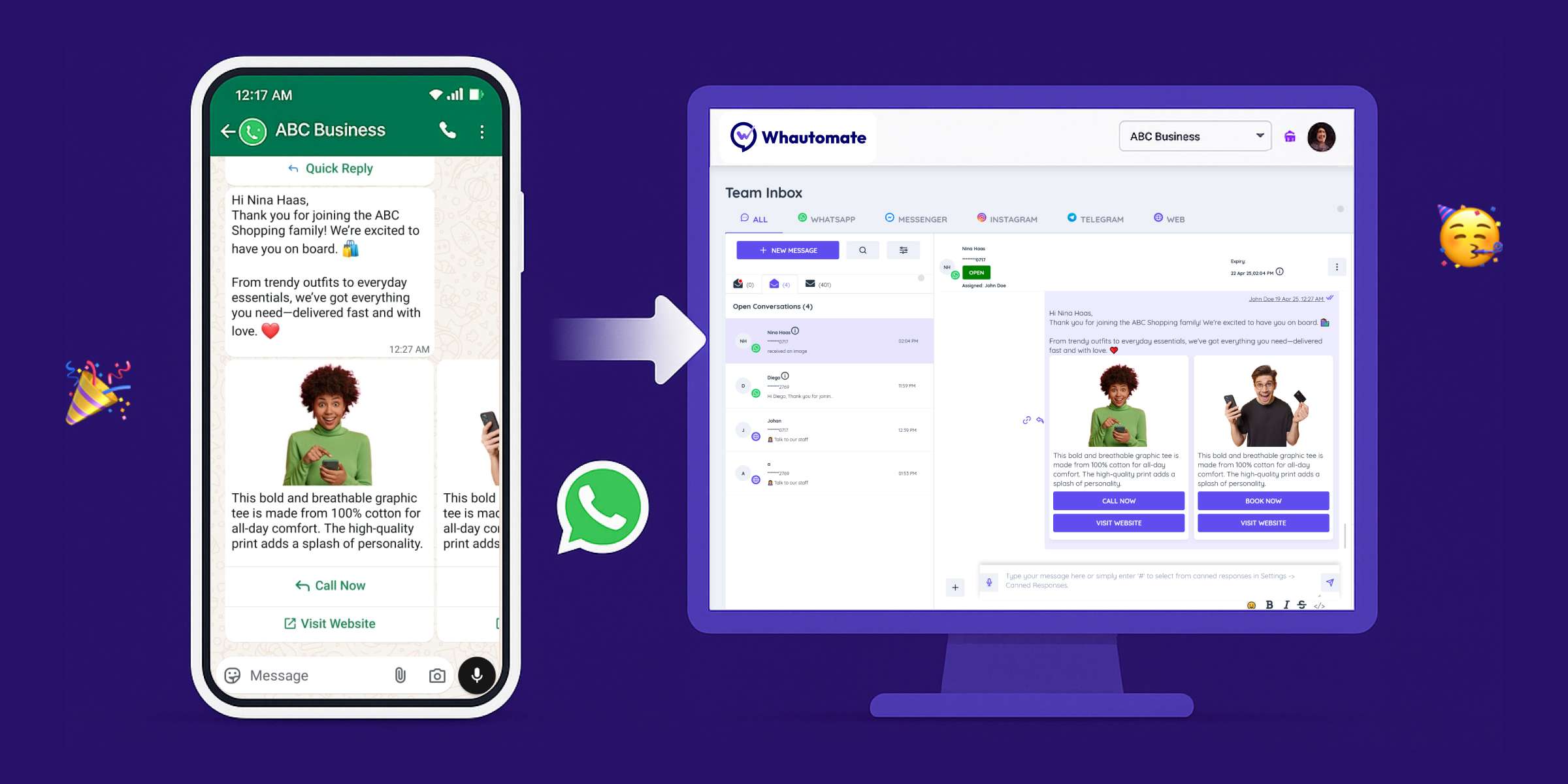 Connect WhatsApp Business App
