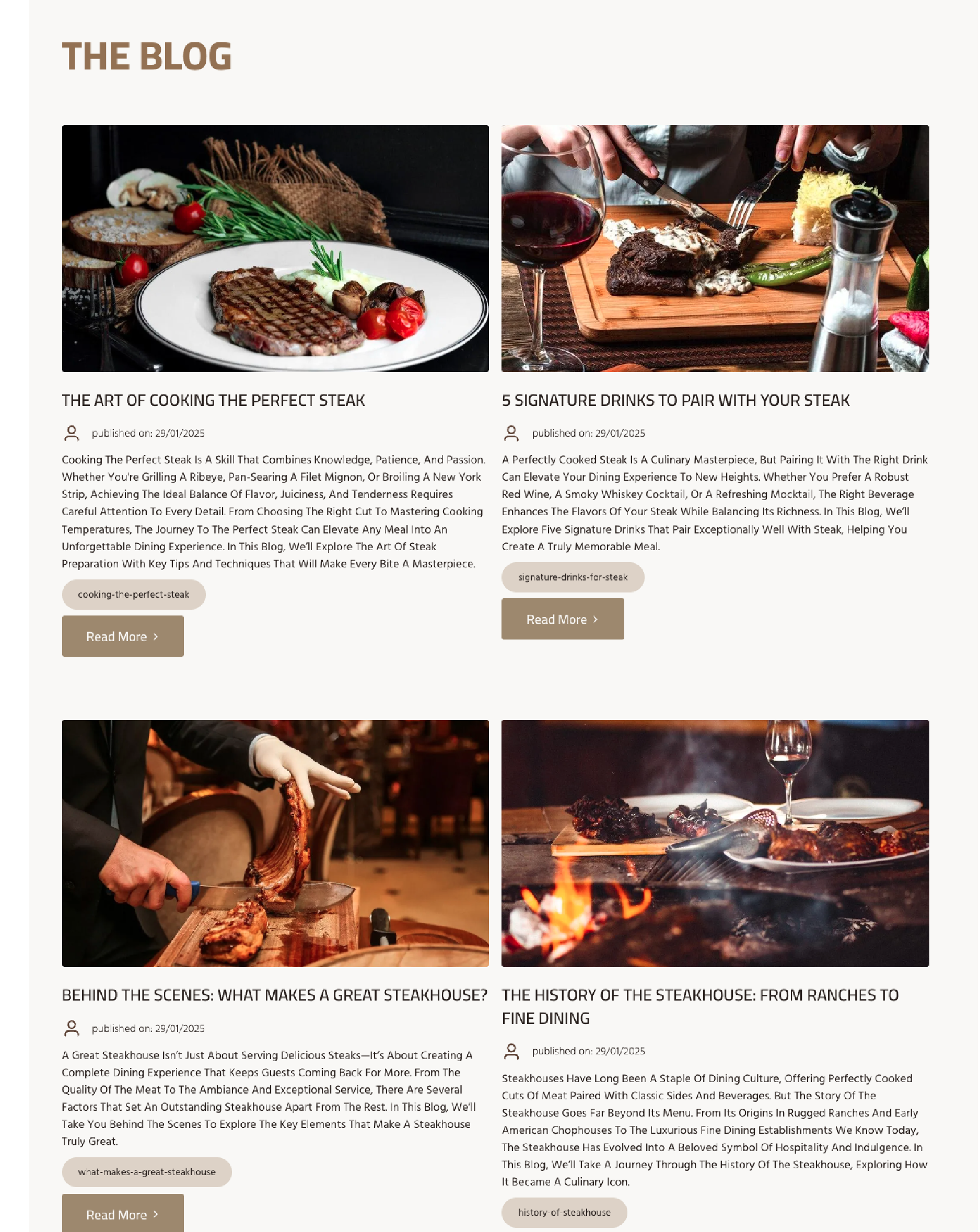 Steakhouse - Blog