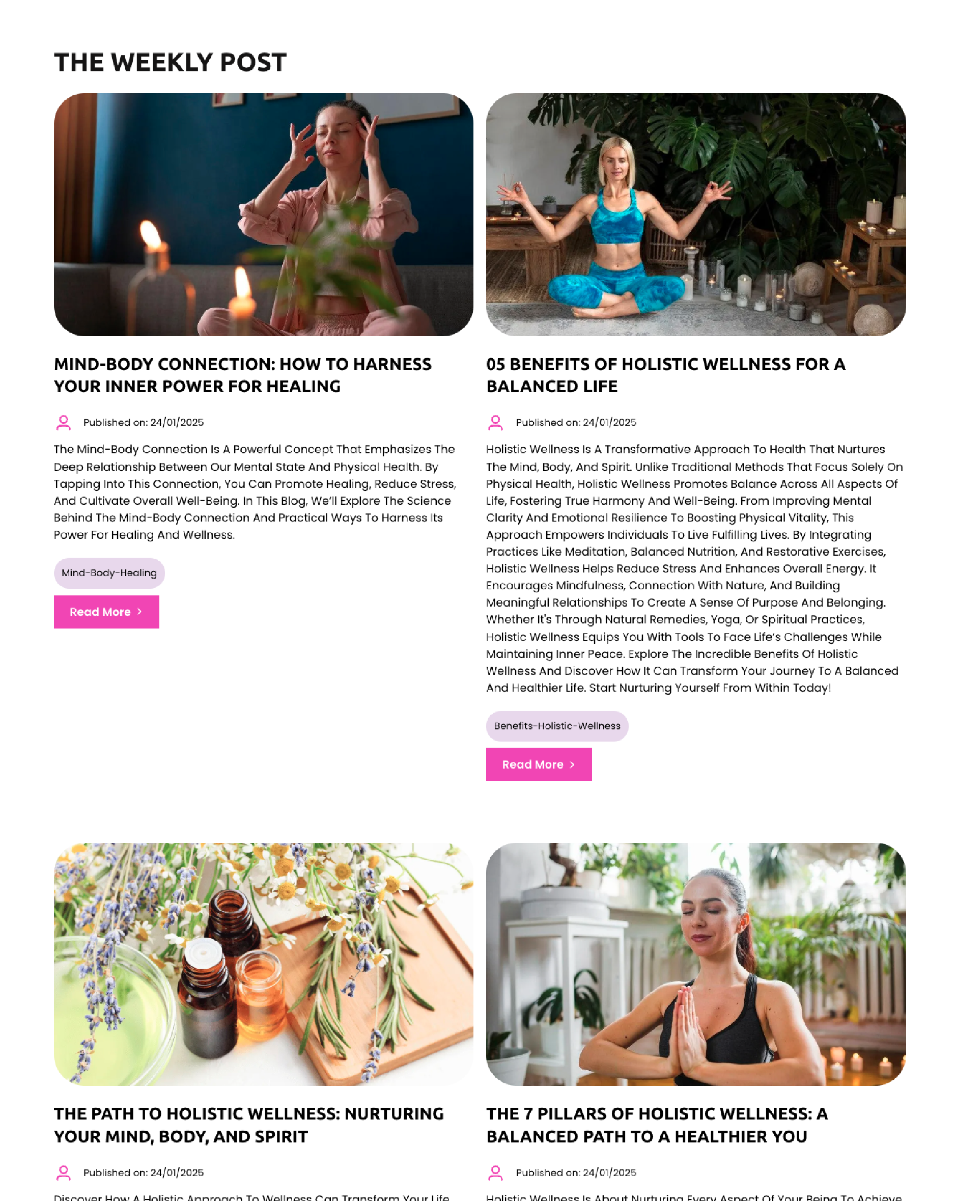 Holistic Wellness - Blog